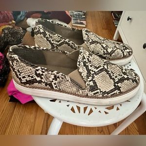Worn Steve Madden slip on shoes
